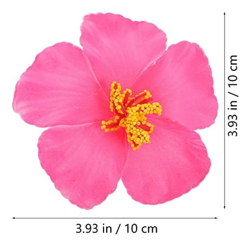 Flores De Hibisco Hawaiano Flores Artificiales Luau Hawaiano