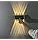 Valla De Luces Solares Cálidas, 2 Modos Impermeables