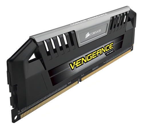 Memoria RAM Pro Series gamer color silver 32GB 4 Corsair CMY32GX3M4A1600C9
