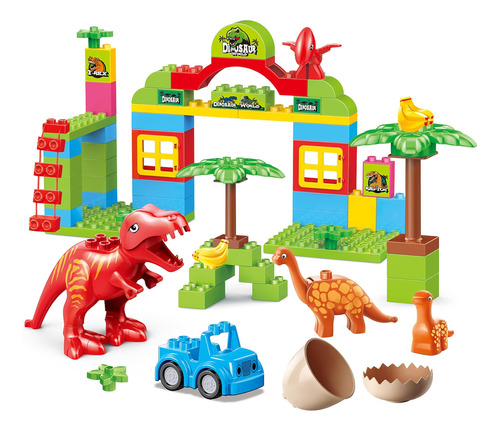 Toyvelt Dinosaur Blocks Toy Juego De Bloques De La Era Jurás