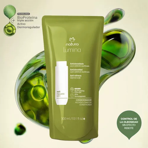Lumina Kit Shampoo + Acondicionador Cabello Oleoso Repuesto