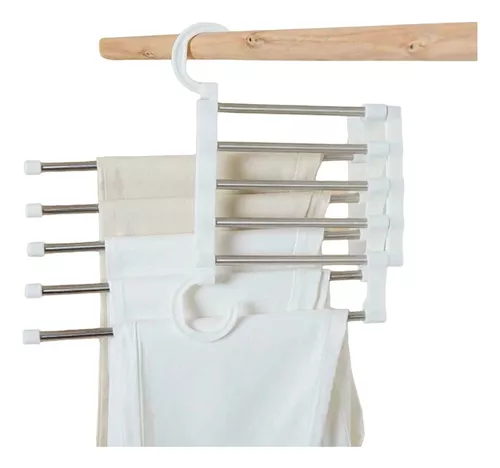 Perchero Organizador de Closet Colgador de Pantalones 5 en 1