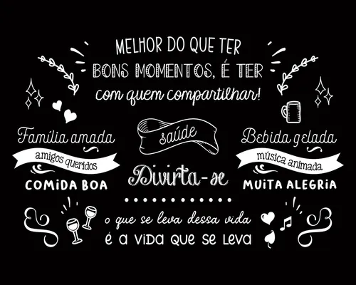 comprar Painel De Festa Sem Emendas Chalkboard Do Boteco 1,4m X 1,2m