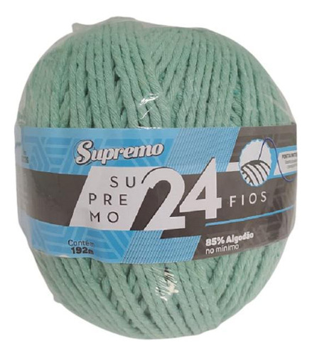 Supremo 24 Fios 400 Verde Água