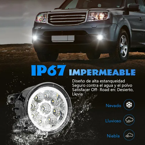 Cd 1 Par- Faros De Luz De Niebla Led De Parachoques