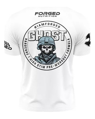 4x Camisetas Ghost Treino - Forged Nutrition