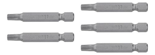 Puntas Torx T27 Largo 2´ Zanco 1/4 Maquinada Acero 5pz 12260