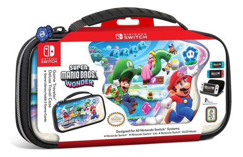 Estuche Game Traveler Deluxe Travel Super Mario Bros Wonder