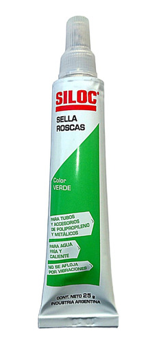 Sella Roscas Siloc Para Conexiones De Agua X 25g