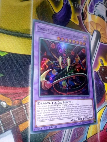 Dragón De Fusión Hambriento Venenoso Super Rare Yugi-oh!