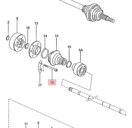 Kit Parafusos Homocinética Gol Kombi Original Vw 1135012291