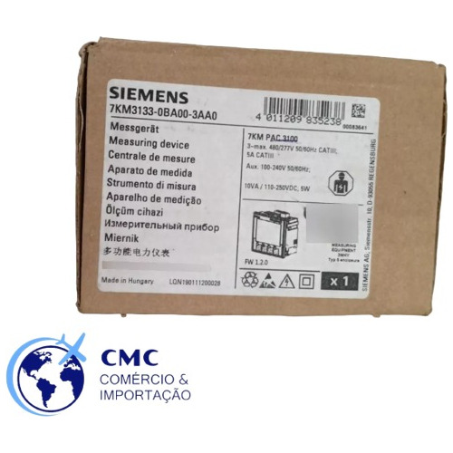 Multimedidor Pac3100 7km3133-0ba00-3aa0 - Siemens