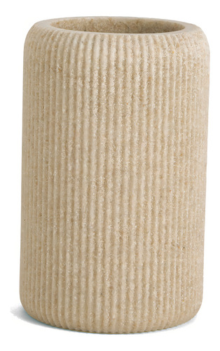 Porta Escovas Em Poliresina Areia 14x8,5cm - Mart