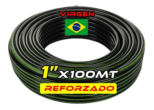 Caño Tipo Plastiducto Virgen 1  X 100mt Reforzado Brasil