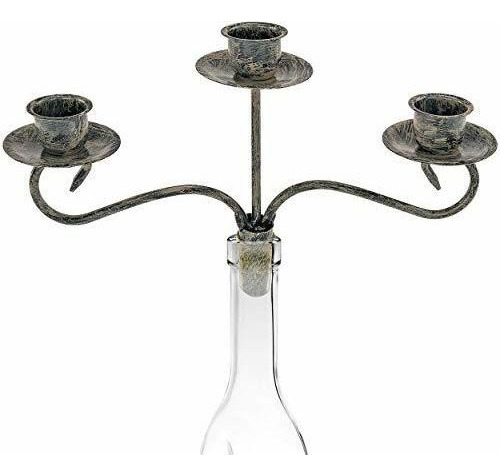 Southern Homewares - Candelabro Para Botella De Vino (3 Port