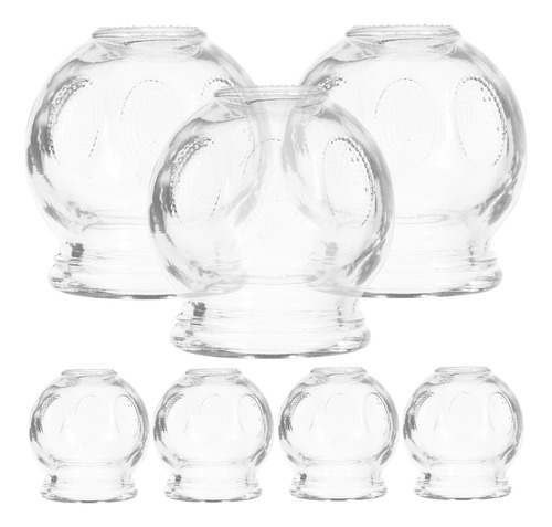 Cupping Supply, Ventosas De Vidrio Para Todo El Cuerpo, 7 Un