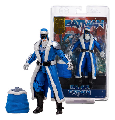 Figura de acción de Batman Santa de McFarlane Toys Dc Multiverse
