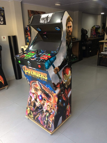 Fliperama Bartop Tela 22 + Base + 15000 Jogos Mr.fliperamas