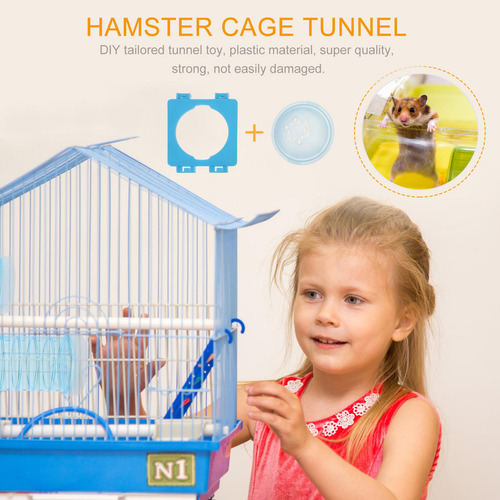 1 Juego De Jaulas Externas Para Hámsteres Hamster Tubes Adve