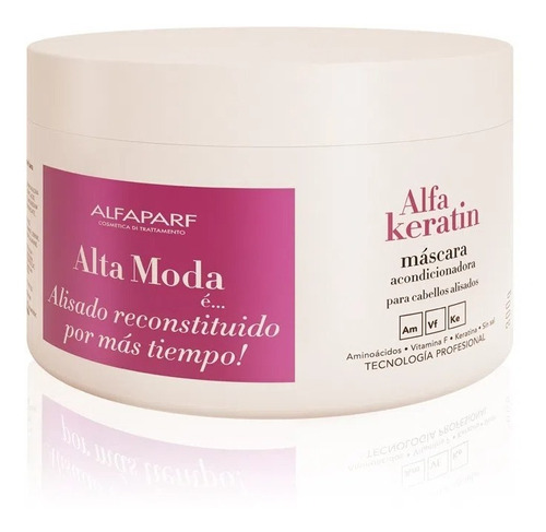 Mascara Alfa Keratin X300ml- Alfaparf Alta Moda Kit X 3 U