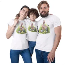 Comprar Kit 3 Camisetas Pai, Mãe, Filho Tshirt Babylook Super Oferta