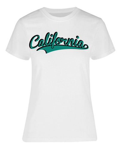 Playera Mujer California City - California Letrero Moda