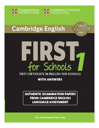 Cambridge English First For Schools 1- St`s,key, Cd *rev2015