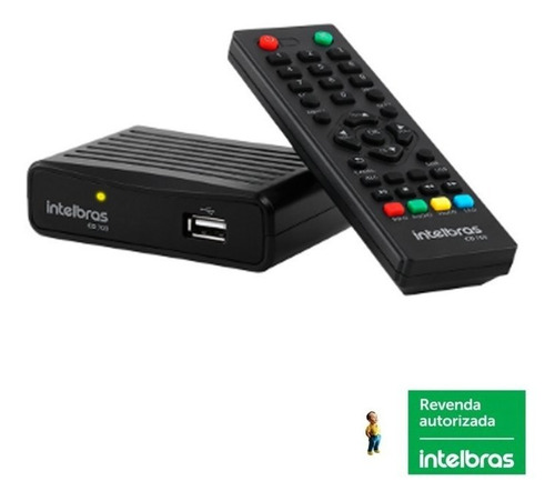 Imagem 1 de 1 de Cd 700 Conversor Digital De Tv Com Gravador Intelbras