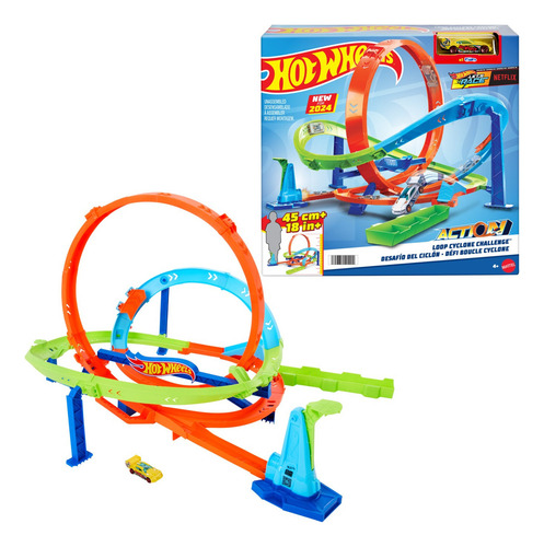 Hot Wheels Action Pista De Juguete Desafío Extremo Color Multicolor