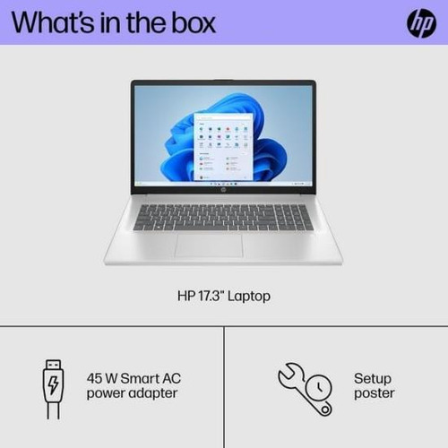 Laptop Hp 17.3 Fhd | Procesador Intel Core I3-n305 | Gráfico