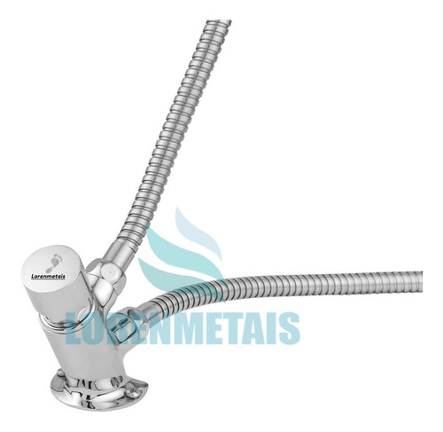 Pedal Acionador Para Torneira Modelo Mecânico Cor Prateado