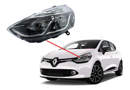 Óptico Delantero Cromado Izq. Ó Der. Renault Clio 2016-2020