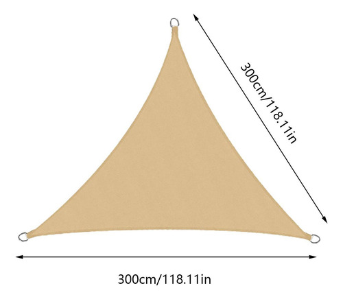 Vela De Sombra Triangular Triángulo De Sombra Solar Cubierta