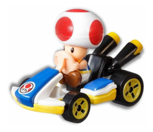 Toad Standard Kart Mariokart Hot Wheels