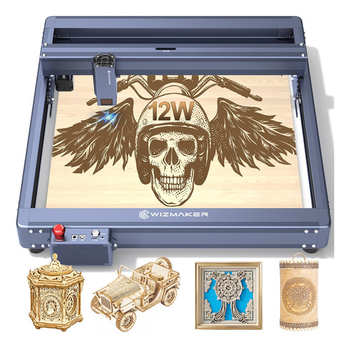 Wizmaker L1 Laser Engraver, Salida De Grabado Laser Potente