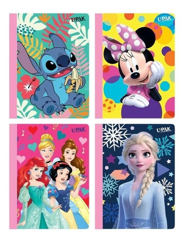 Cuaderno Cosido Upak Disney C. 7 Mm Modelo A Elegir