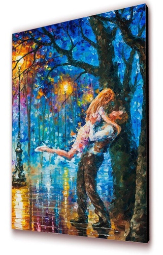 Imagen 2 de 3 de Cuadro 50x30 Cms Decorativo Tipo Oleo Amor 4+envío Gratis