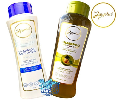 Shampoo Aguacate Anyeluz + Anti - mL a $66