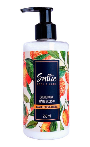 Creme Para Mãos E Corpo Bambu E Bergamota - Sallie Body & Ho