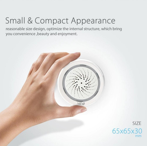 Sensor Alarma Wi-fi Inalámbrica Con Aplicación Smart Life
