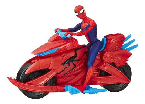 Spider-man Figura Con Ciclo