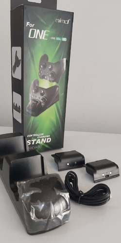 Imagen 6 de 6 de Base Carga Control Xbox One Mando Joystick + 2 Baterias