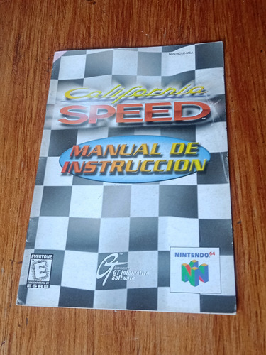 Manual California Speed Nintendo 64 (Usado)