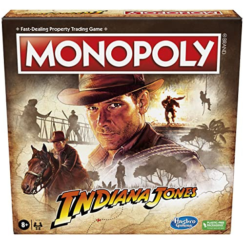 Hasbro Gaming Monopoly Indiana Jones - Juego Inspirado En La