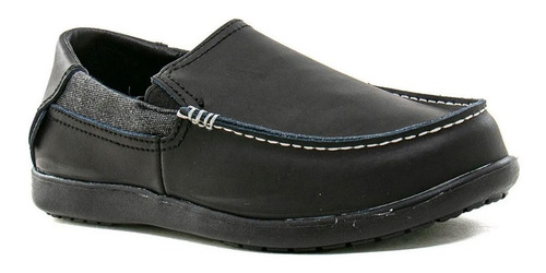 Imagen 2 de 7 de Zapatillas Crocs Santa Cruz 2 Luxe Leather Negro 2221