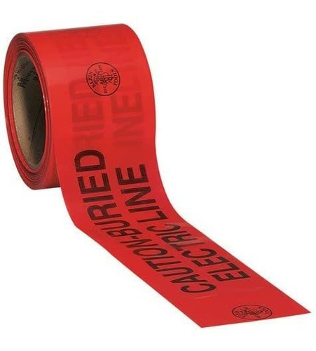 Imagen 1 de 1 de Klein Tools Cinta De Advertencia (buried Electrica), 3 'x