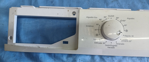 Frente Con Botonera De Lavarropas Top House Ev 5800 (Usado)
