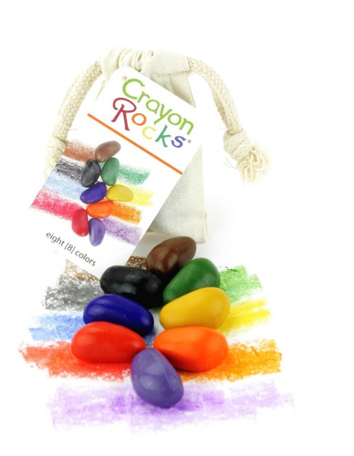 Crayon Rocks Morral 8 Piezas - 8 Colores - Crayon De Soya