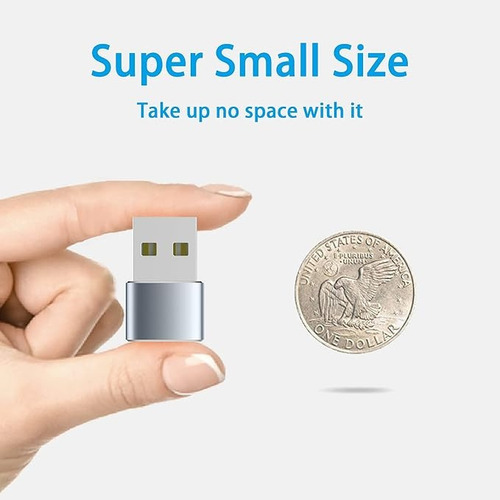 Adaptador Tipo C Hembra A Usb Macho Otg Carga Rápida Datos