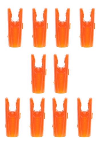 20x Color Naranja Tiro Con Caza Flecha Insertar Pin Nock Eje